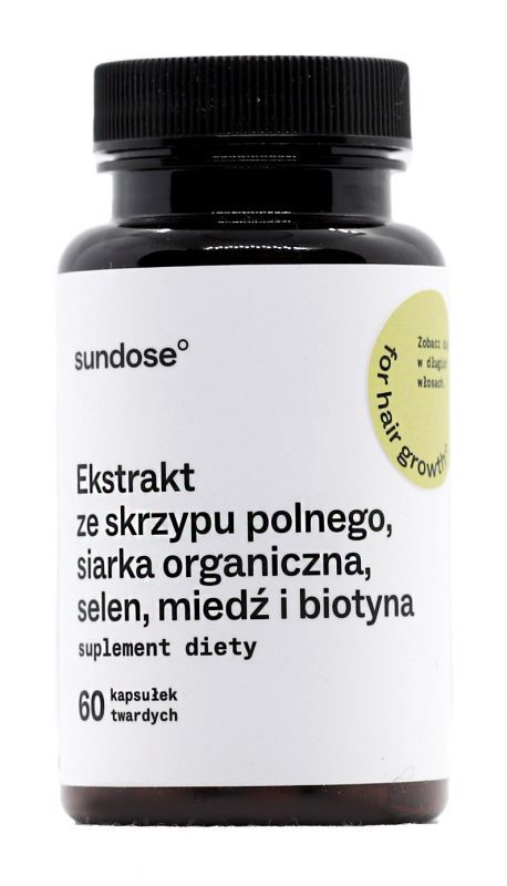 Sundose For Hair growth, 60 kapsułek (data ważności: 26.02.2024)