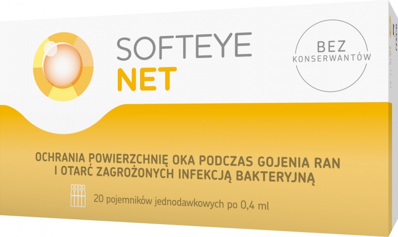 Softeye Net Żel Do Oczu 20 Poj. po 0,4 ml