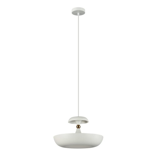 Marina D36 lampa wisząca 1-punktowa biała PND-73221-1L-WH