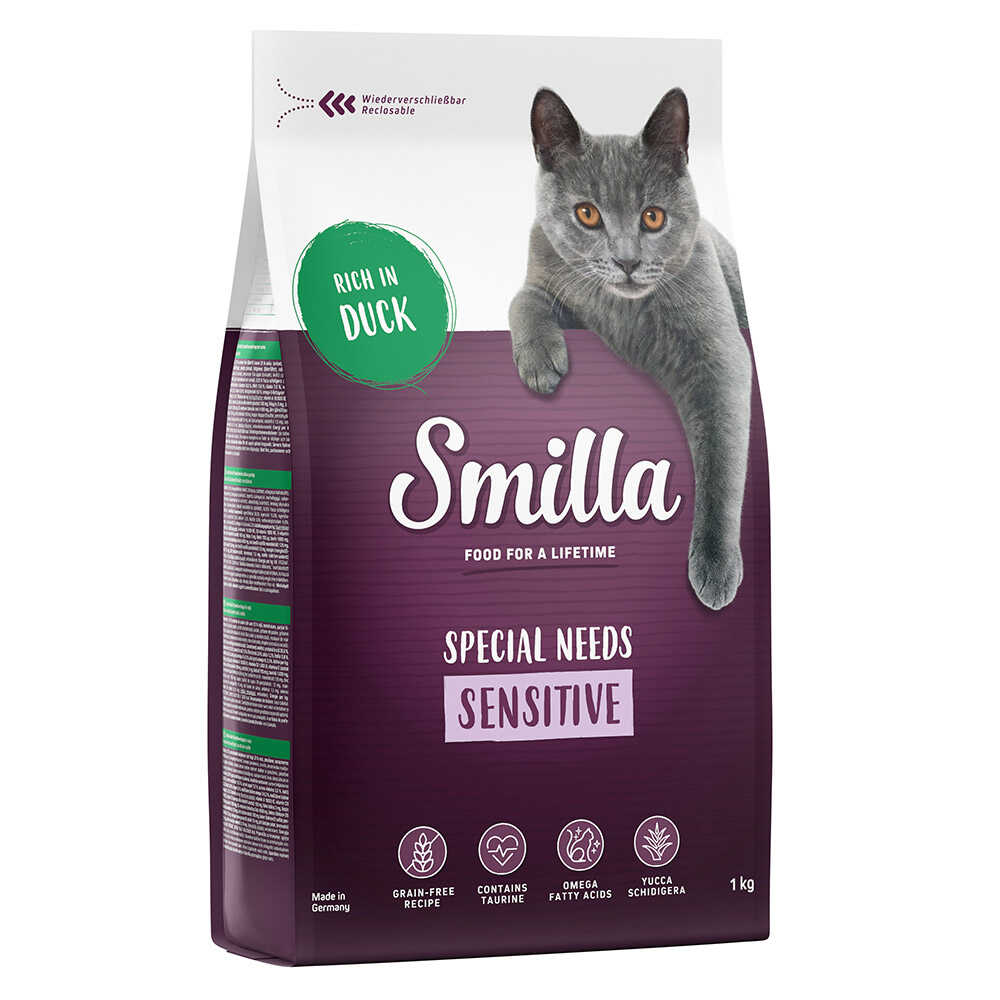 Smilla Adult Sensitive bez zbóż kaczka 1 kg