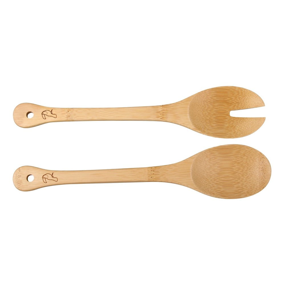 Bambusowe sztućce do sałatki Fackelmann Tropical