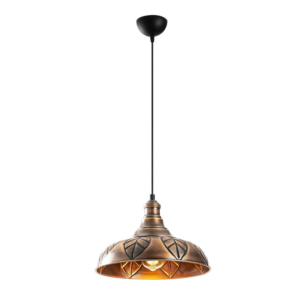 Metalowa lampa wisząca w kolorze miedzi Opviq lights Philip