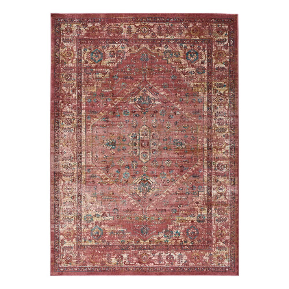 Czerwony dywan z wiskozy Universal Vintage Retro, 120x170 cm