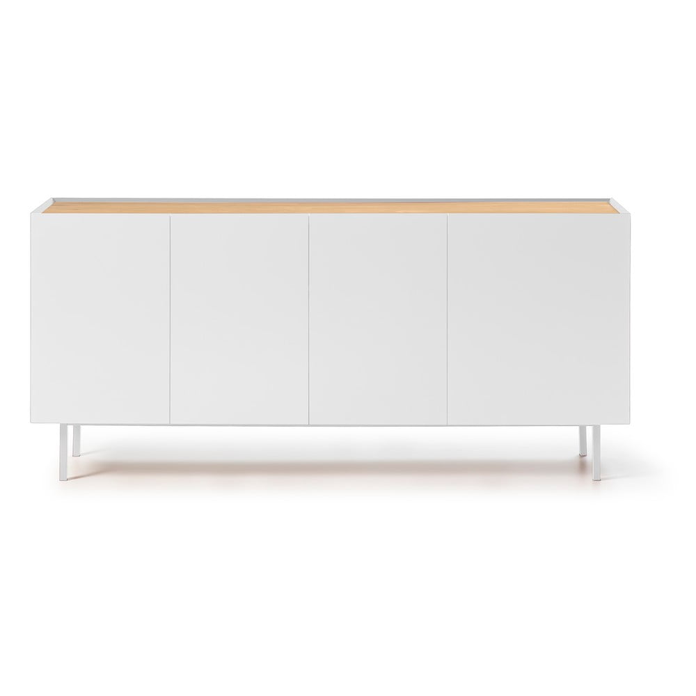 Biała komoda Teulat Arista, szer. 165 cm