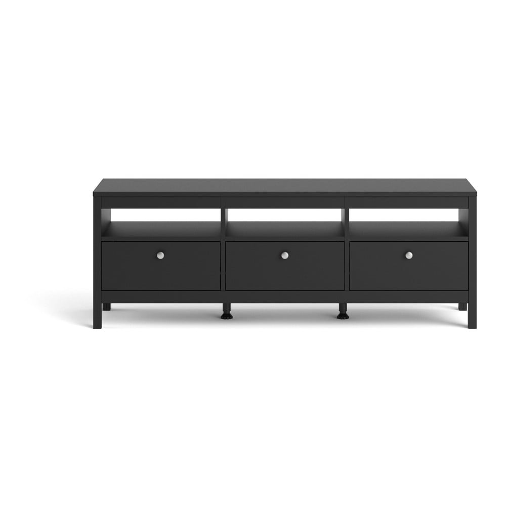 Czarna szafka pod TV Tvilum Madrid