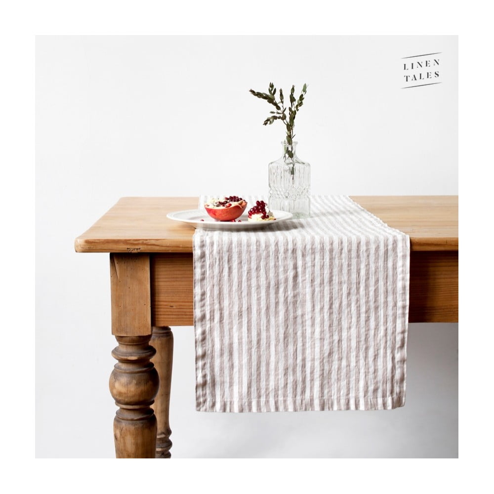 Lniany bieżnik na stół 150x40 cm – Linen Tales