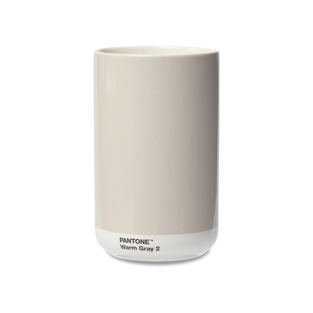 Beżowy wazon ceramiczny – Pantone