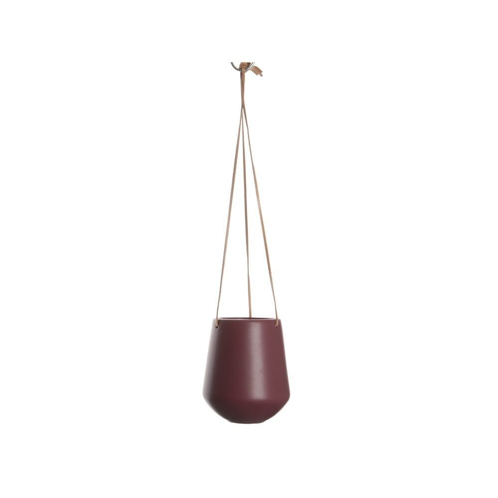 Bordowa doniczka wisząca PT LIVING Skittle, ⌀ 13,5 cm