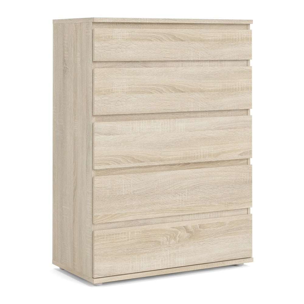 Komoda w dekorze dębu Tvilum Nova, 77 x 107 cm