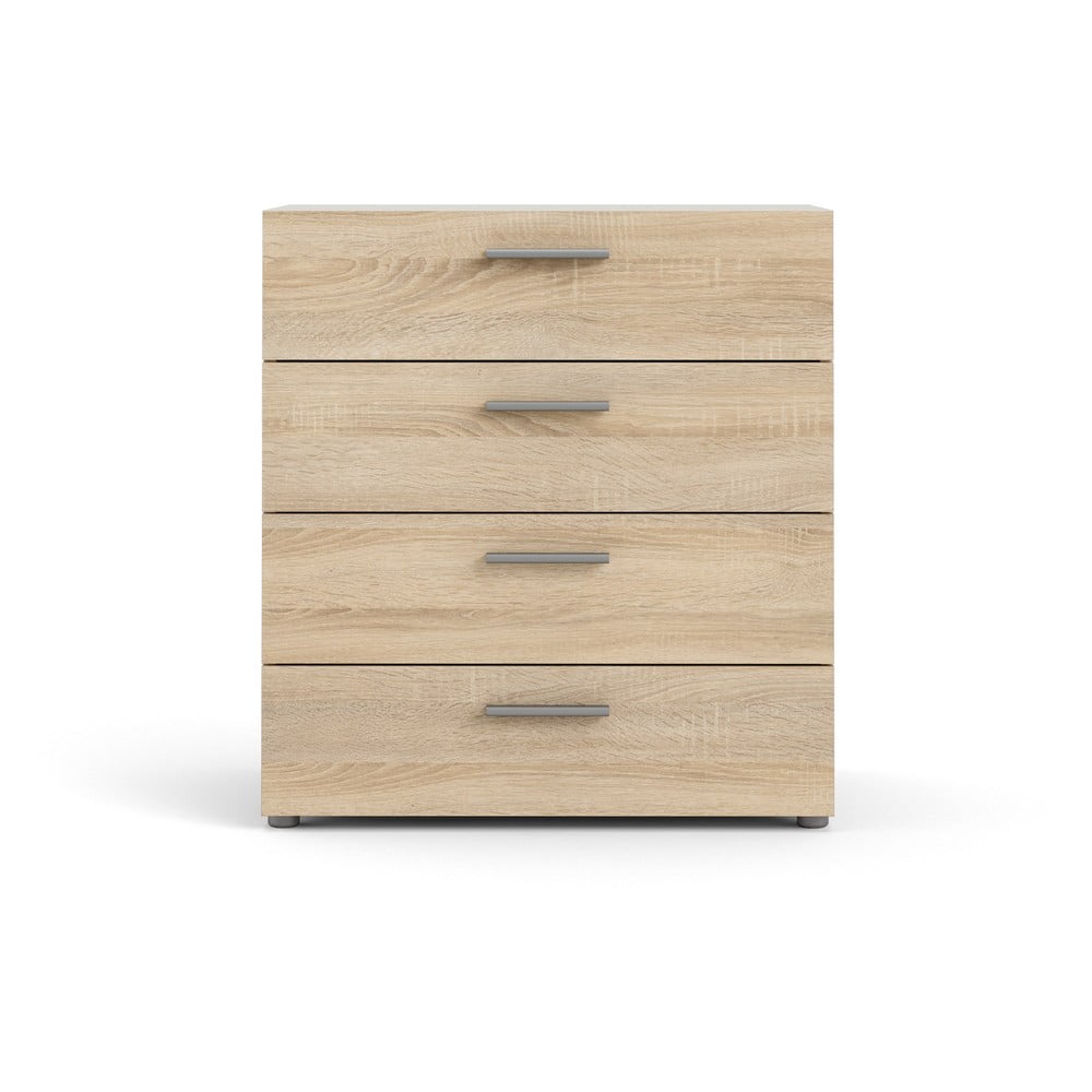 Komoda z szufladami w dekorze dębu Tvilum Pepe, 80 x 68 cm