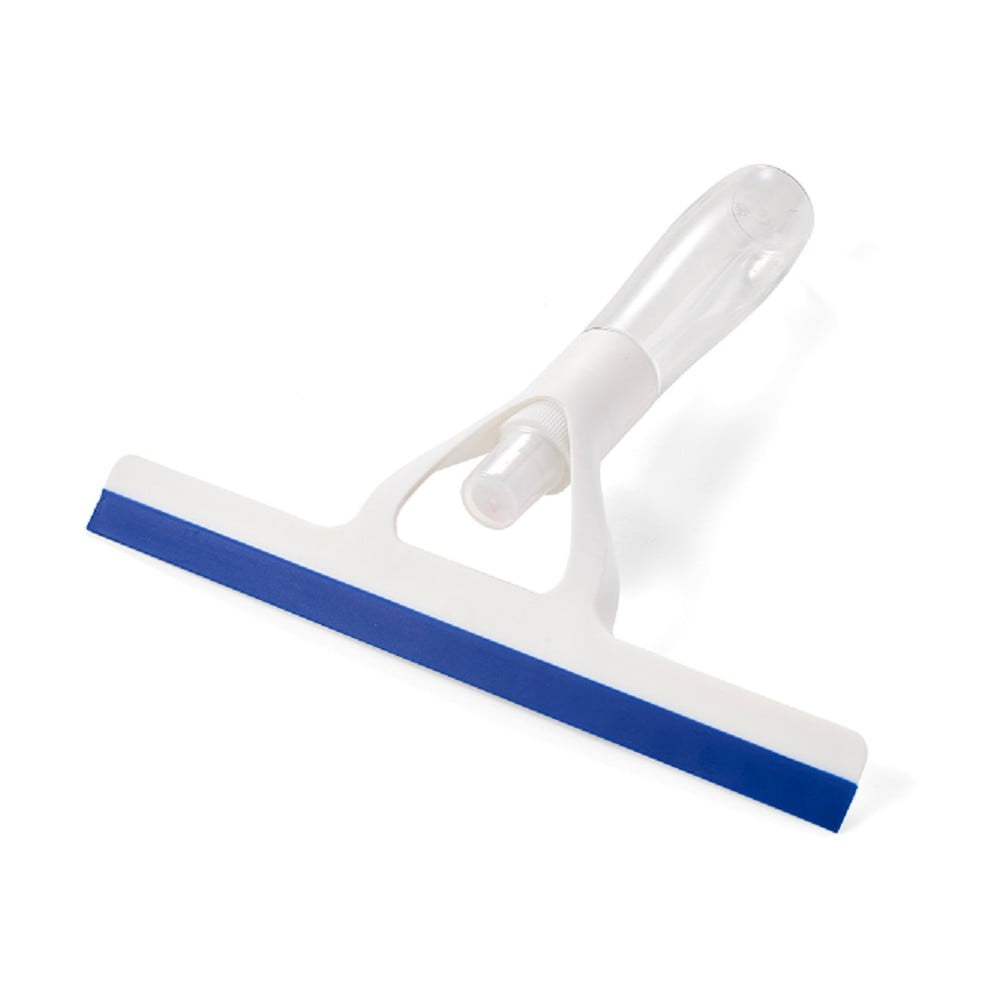 Niebiesko-biała ściągaczka do szyb ze zbiorniczkiem Addis Spray