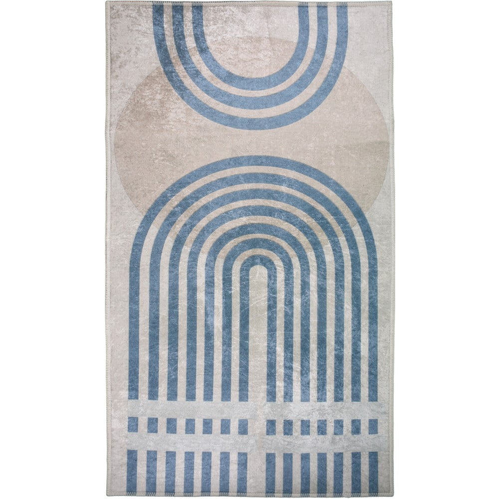 Niebiesko-szary dywan 80x50 cm – Vitaus