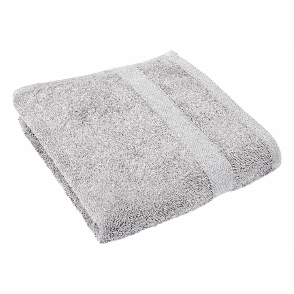 Jasnoszary ręcznik Tiseco Home Studio, 50x100 cm