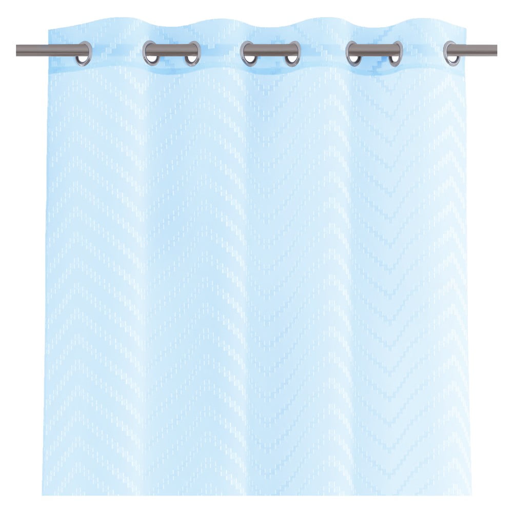 Jasnoniebieska zasłona AmeliaHome Molisa Eyelets, 140x250 cm