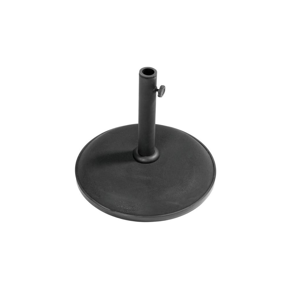 Czarna podstawka na parasol ogrodowy Bonami Essentials Sun, ø 50 cm