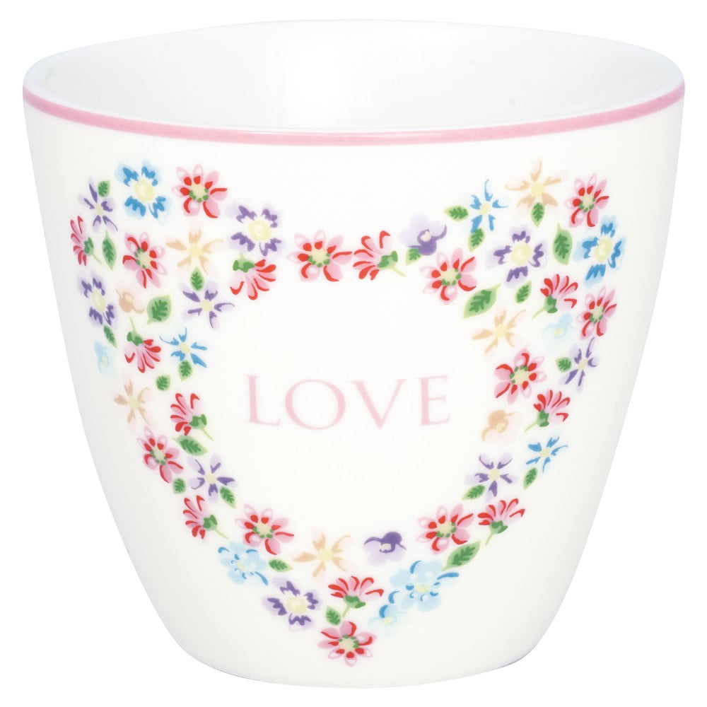 Porcelanowa filiżanka Green Gate Columbine Love, 300 ml