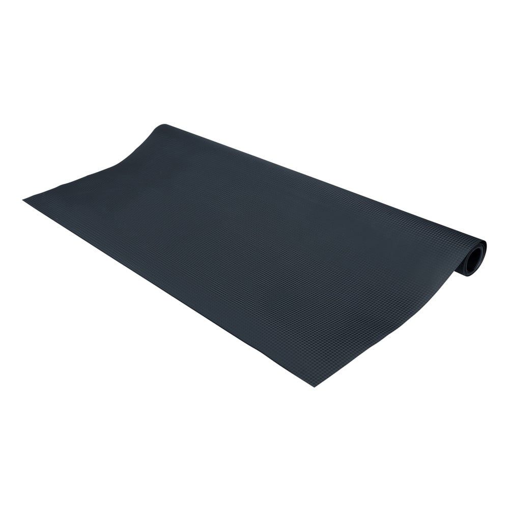 Czarna antypoślizgowa mata ochronna pod grill Wenko Suma 60x120 cm