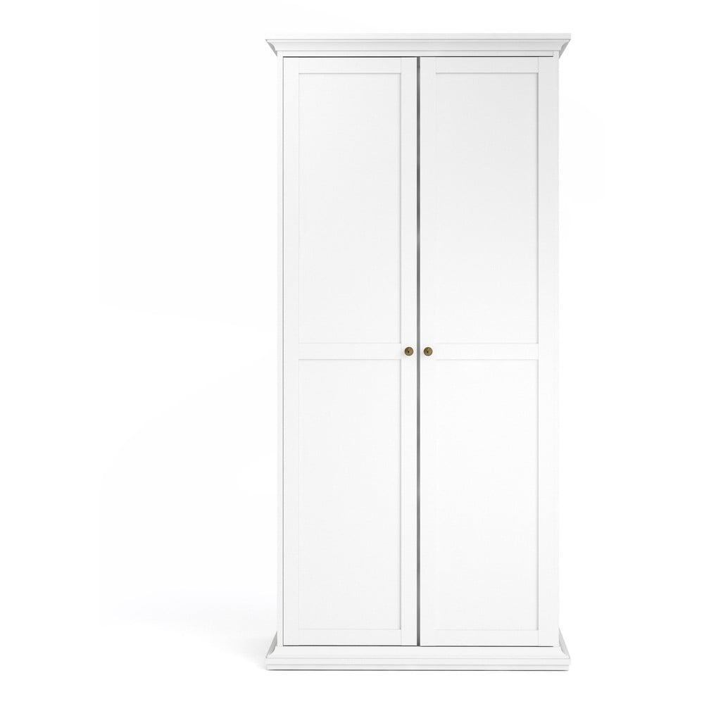 Biała szafa Tvilum Paris, 96 x 201 cm