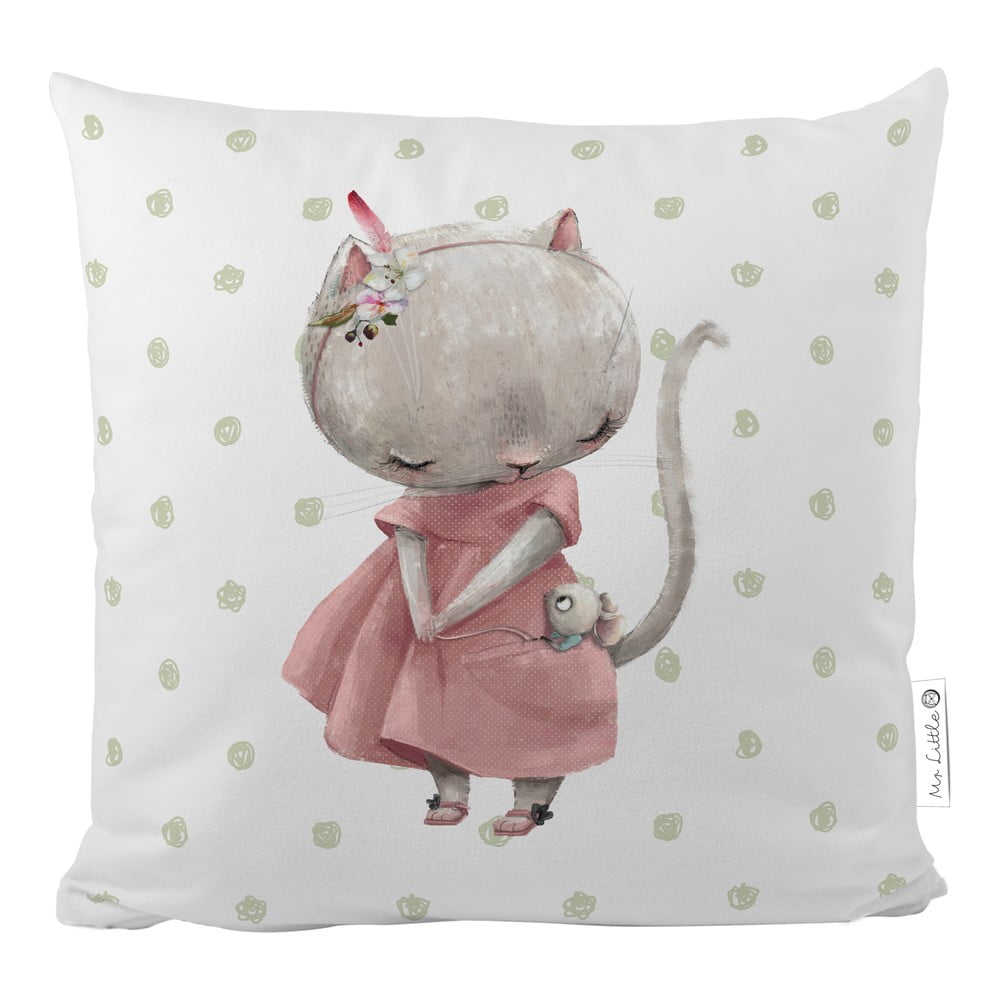 Bawełniana poduszka dziecięca Butter Kings Mouse, 45x45 cm