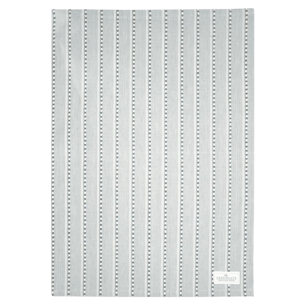 Szara bawełniana ścierka Green Gate Daphney, 50x70 cm