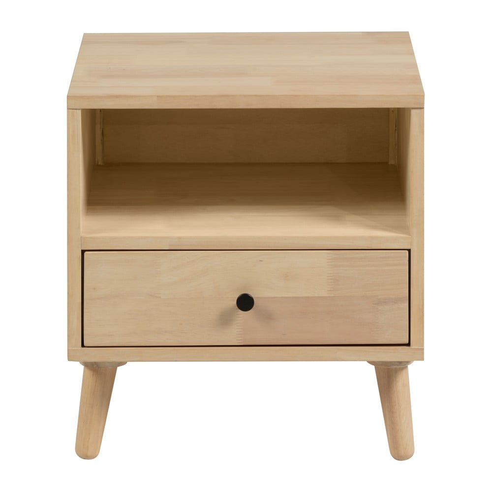 Szafka nocna z drewna kauczukowego Kave Home Wari