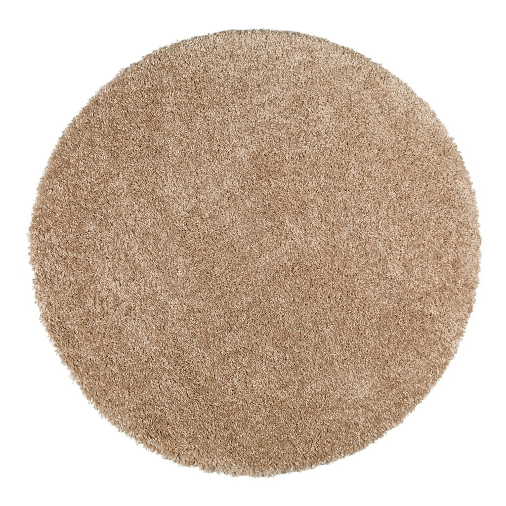 Jasnobrązowy dywan Universal Aqua Liso, Ø 80 cm
