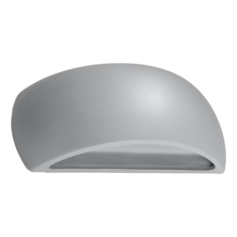 Szary ceramiczny kinkiet Nice Lamps Palermo