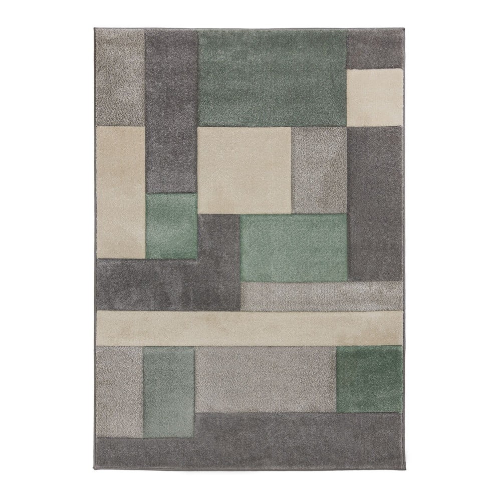 Zielono-szary dywan Flair Rugs Cosmos, 120x170 cm