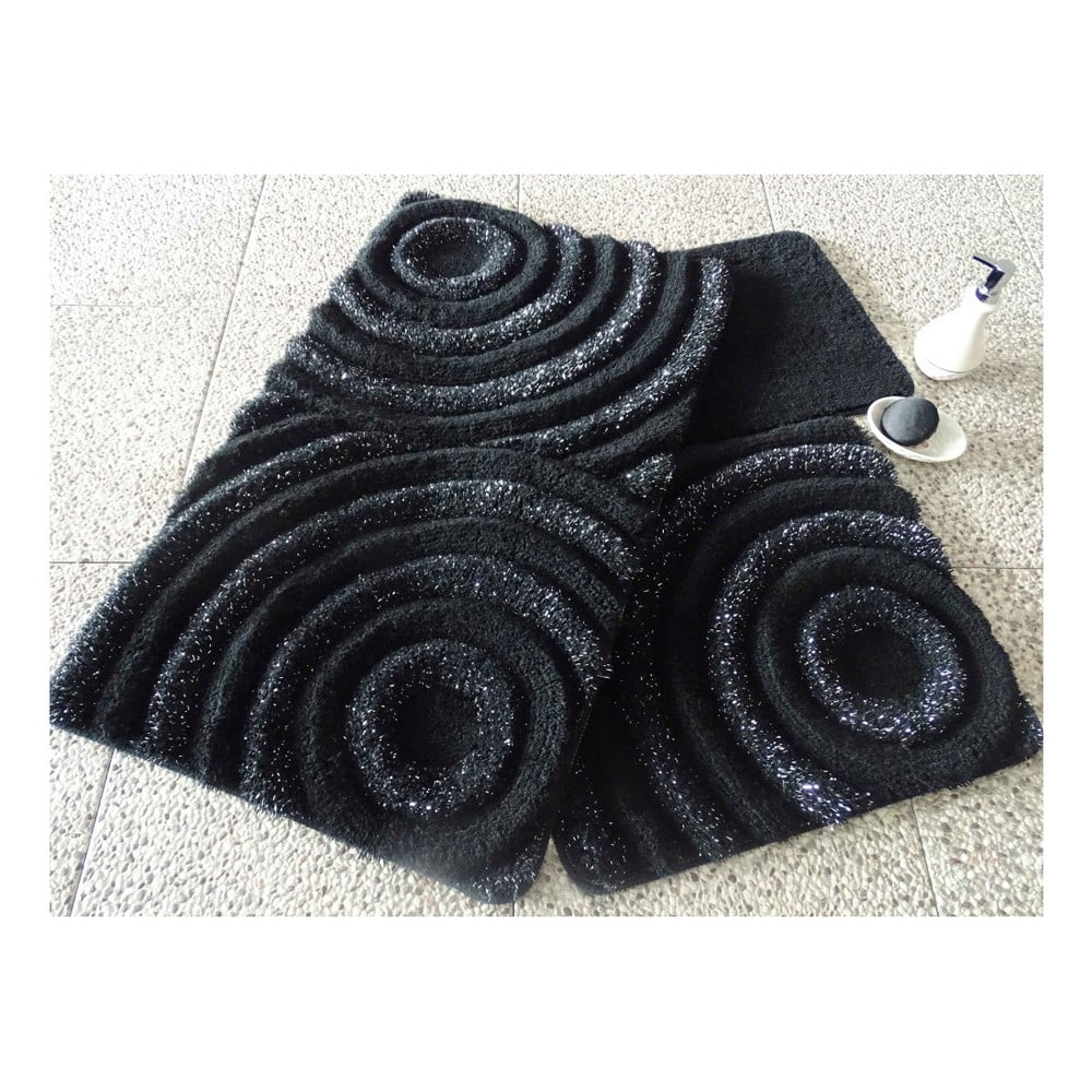 Zestaw 3 dywaników łazienkowych Wave