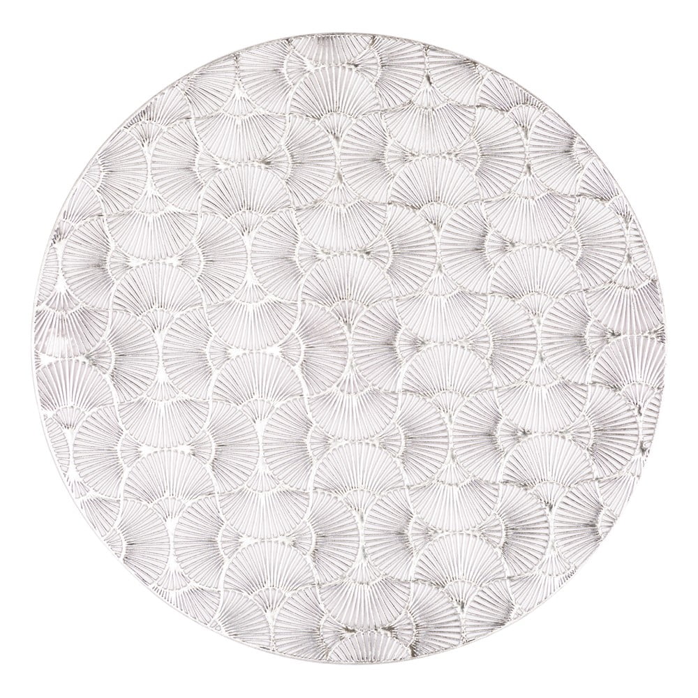 Mata stołowa w kolorze srebra Tiseco Home Studio, ⌀ 38 cm