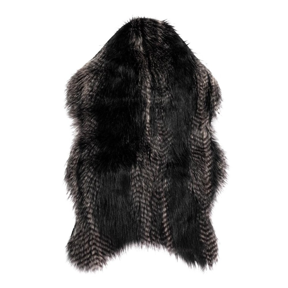 Czarna sztuczna skóra Tiseco Home Studio Fox, 50x80 cm