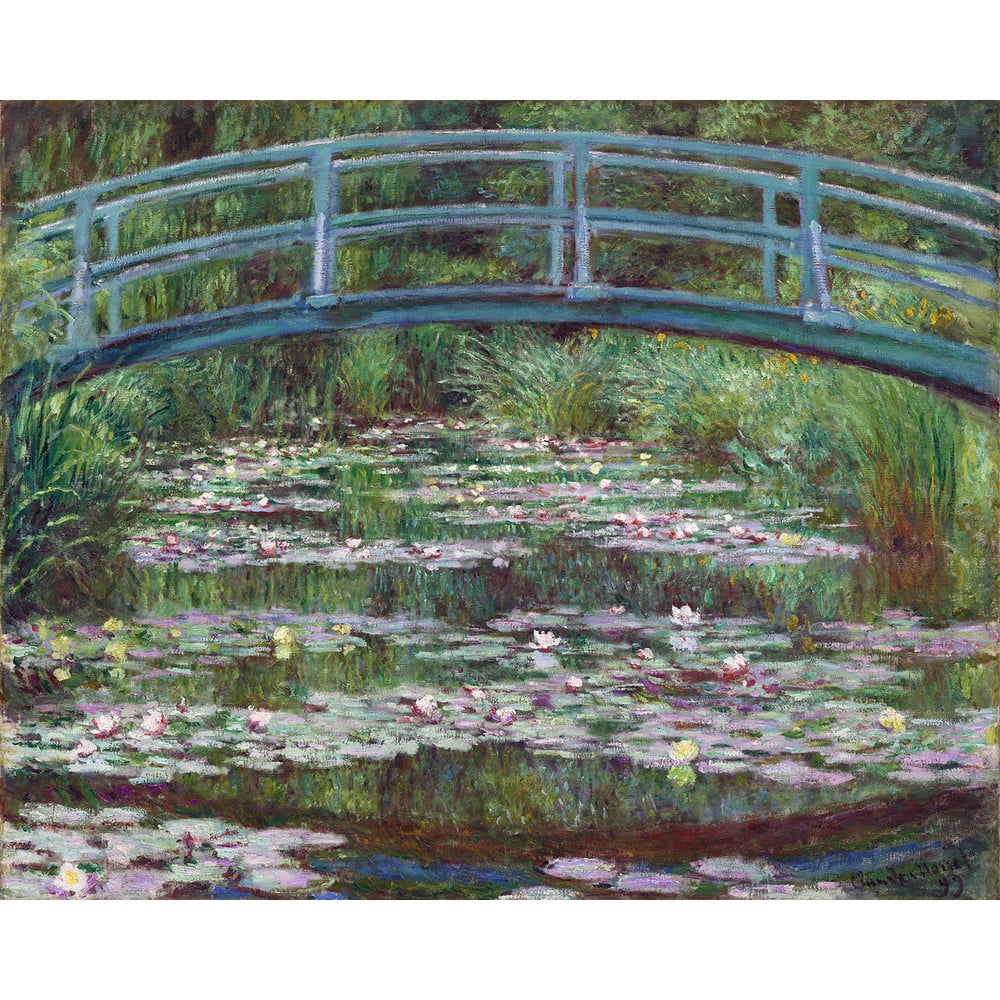 Reprodukcja obrazu Claude'a Moneta – The Japanese Footbridge, 50x40 cm