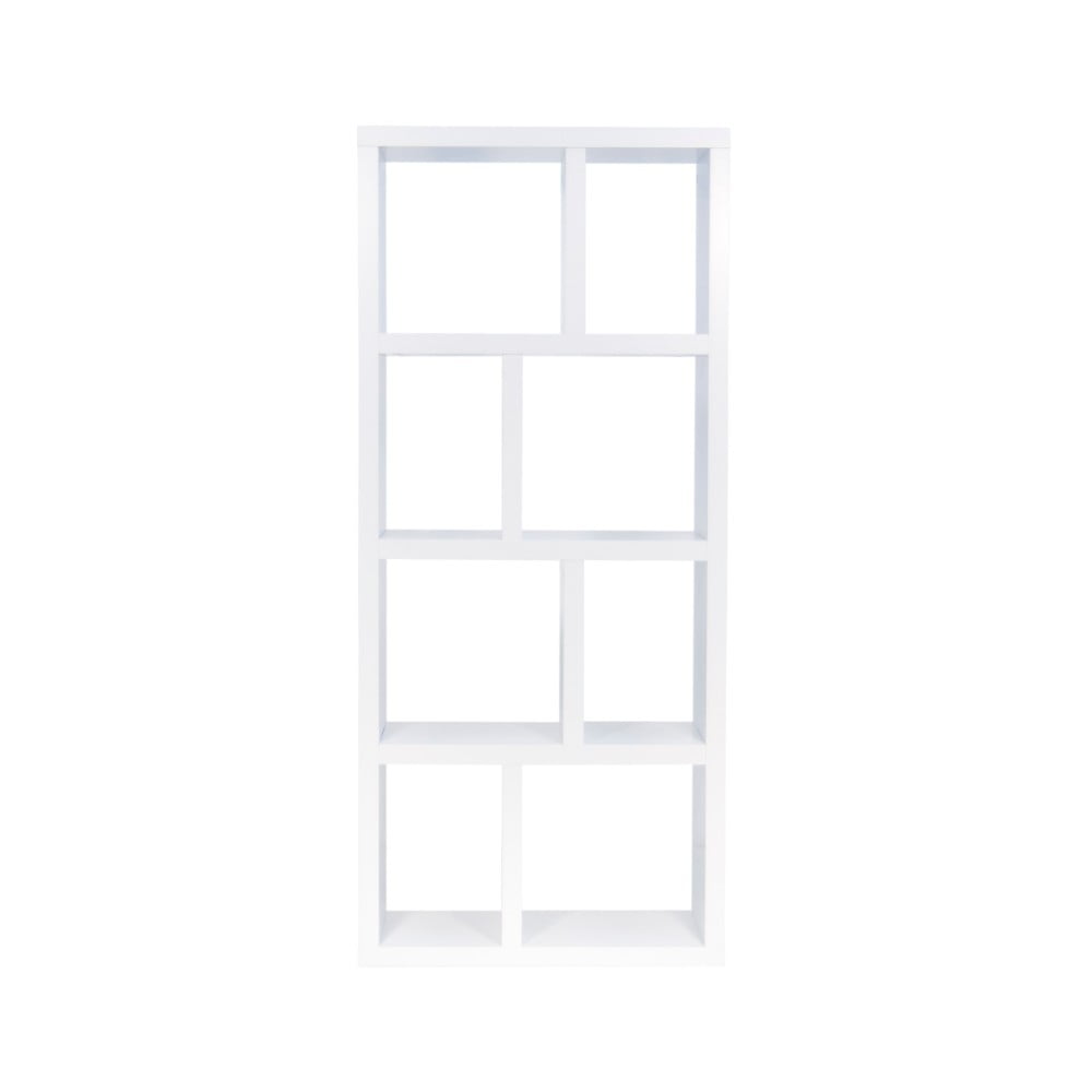 Biały regał w dekorze drewna TemaHome Berlin, wys. 159 cm