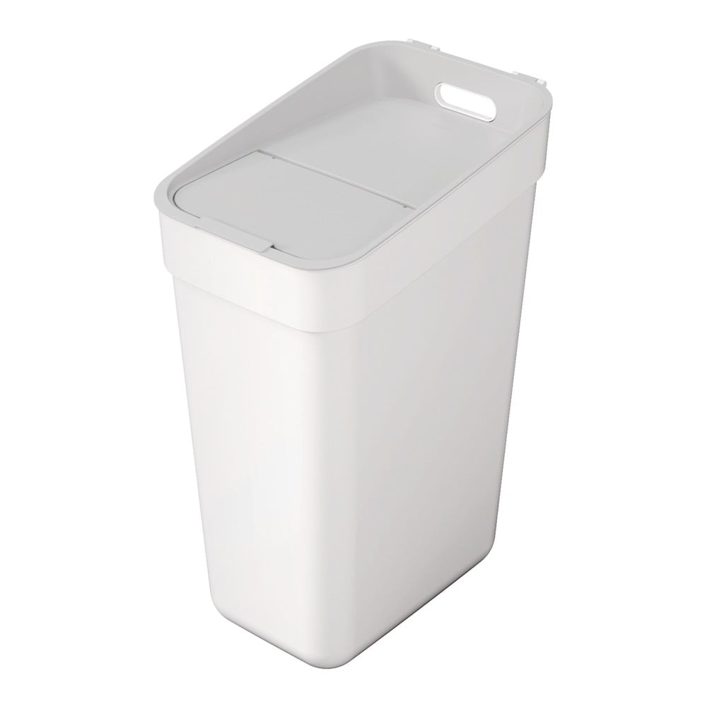 Biały kosz na śmieci Curver Ready To Collect, 30 l