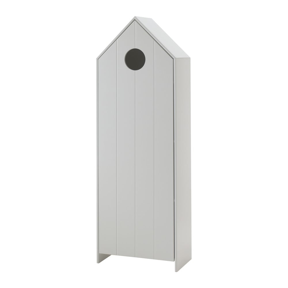 Biała szafa w kształcie domku Vipack Casami