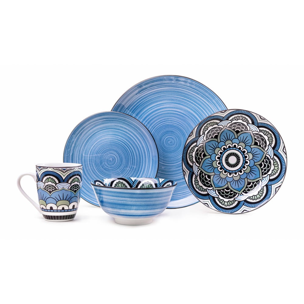 Naczynia porcelanowe w zestawie 20 sztuk Bonami Essentials Orient