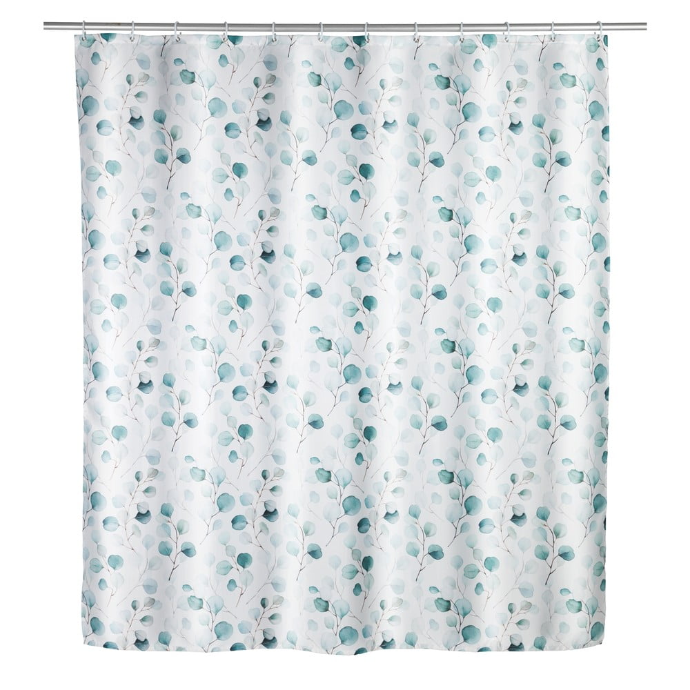 Zielona zasłonka prysznicowa Wenko Pioppo