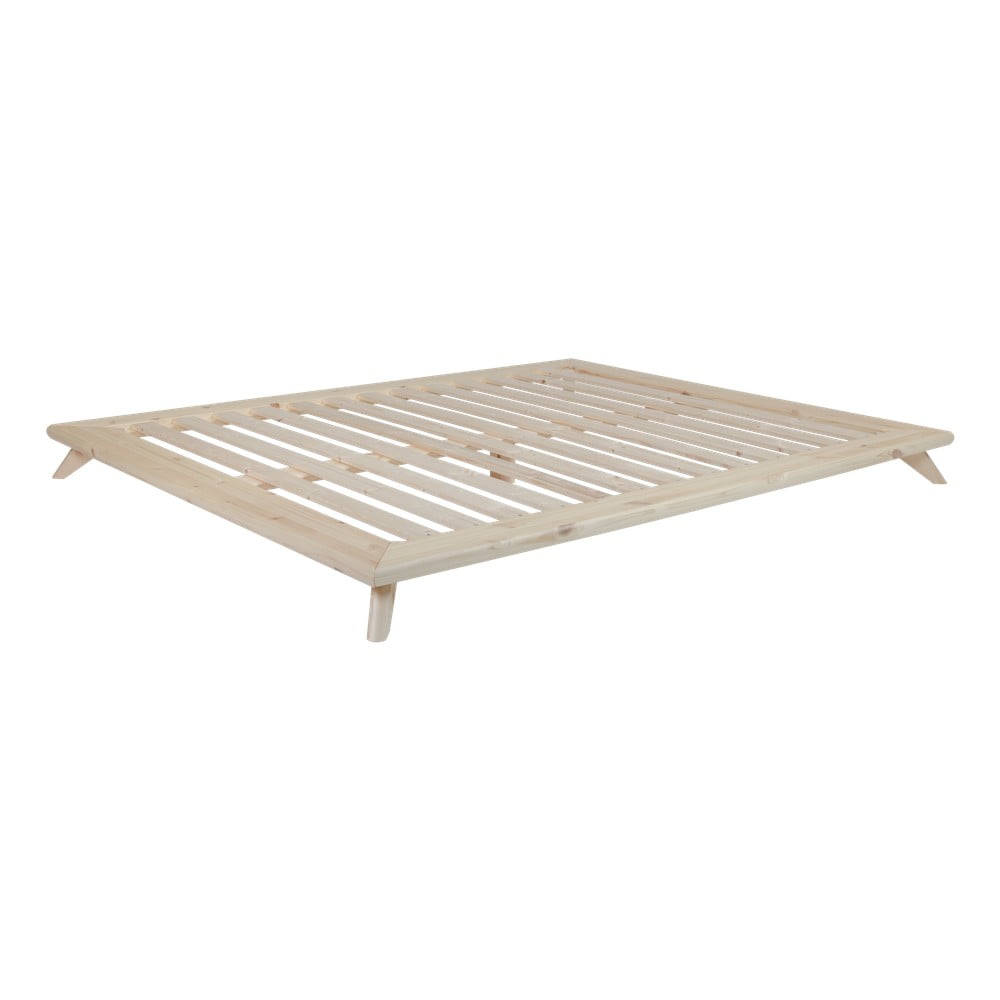 Łóżko dwuosobowe Karup Design Senza Bed Natural, 160x200 cm