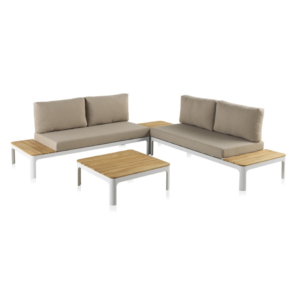 Zestaw mebli ogrodowych ze stołem Geese Valentina