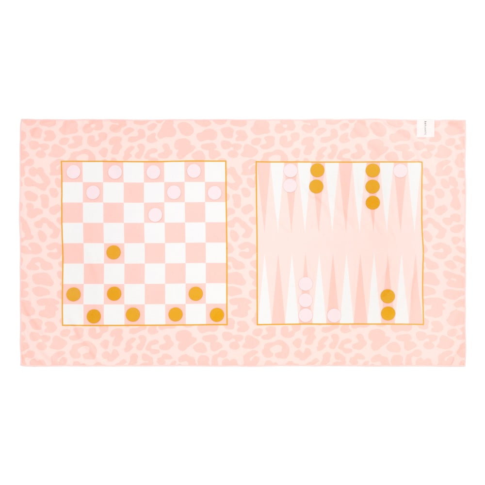 Różowy ręcznik plażowy Sunnylife Call of the Wild