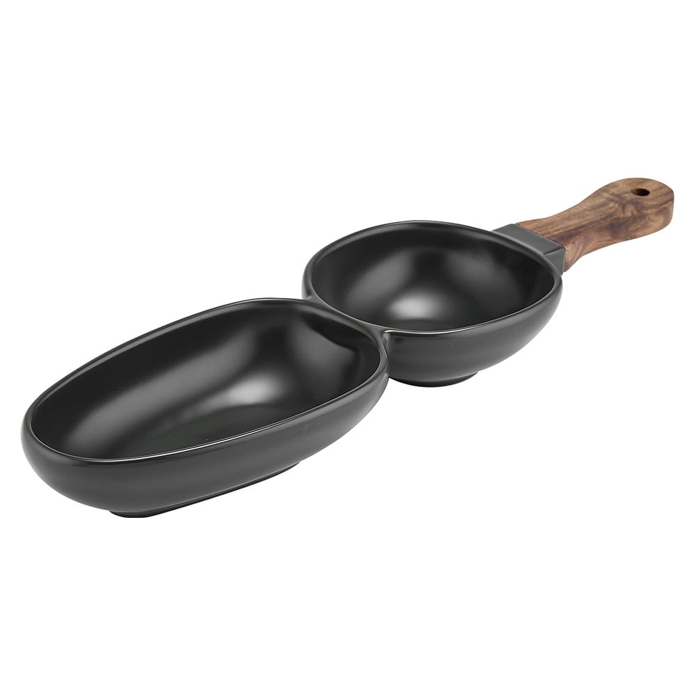 Czarna porcelanowa miska do serwowania Ladelle Essentials