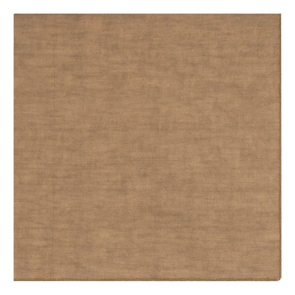 Brązowa lniana serwetka Blomus Lineo, 42x42 cm