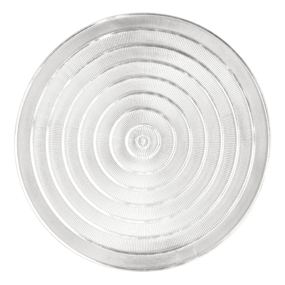 Mata stołowa w kolorze srebra Tiseco Home Studio, ⌀ 39,5 cm