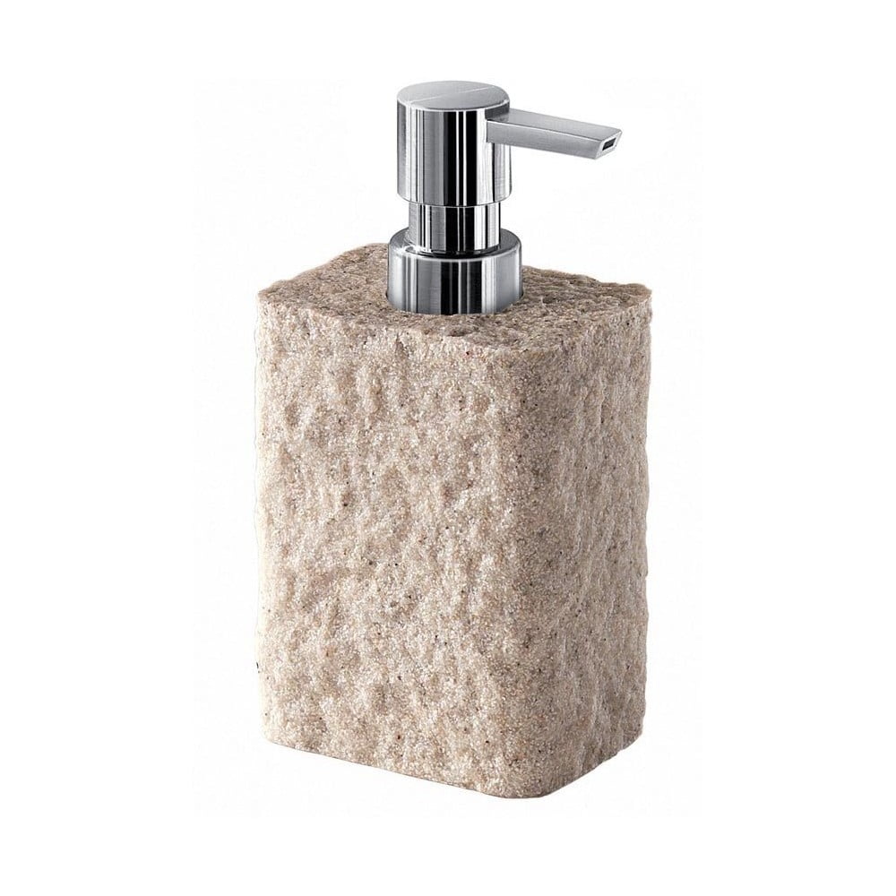 Beżowy dozownik do mydła Sapho Aries, 350 ml