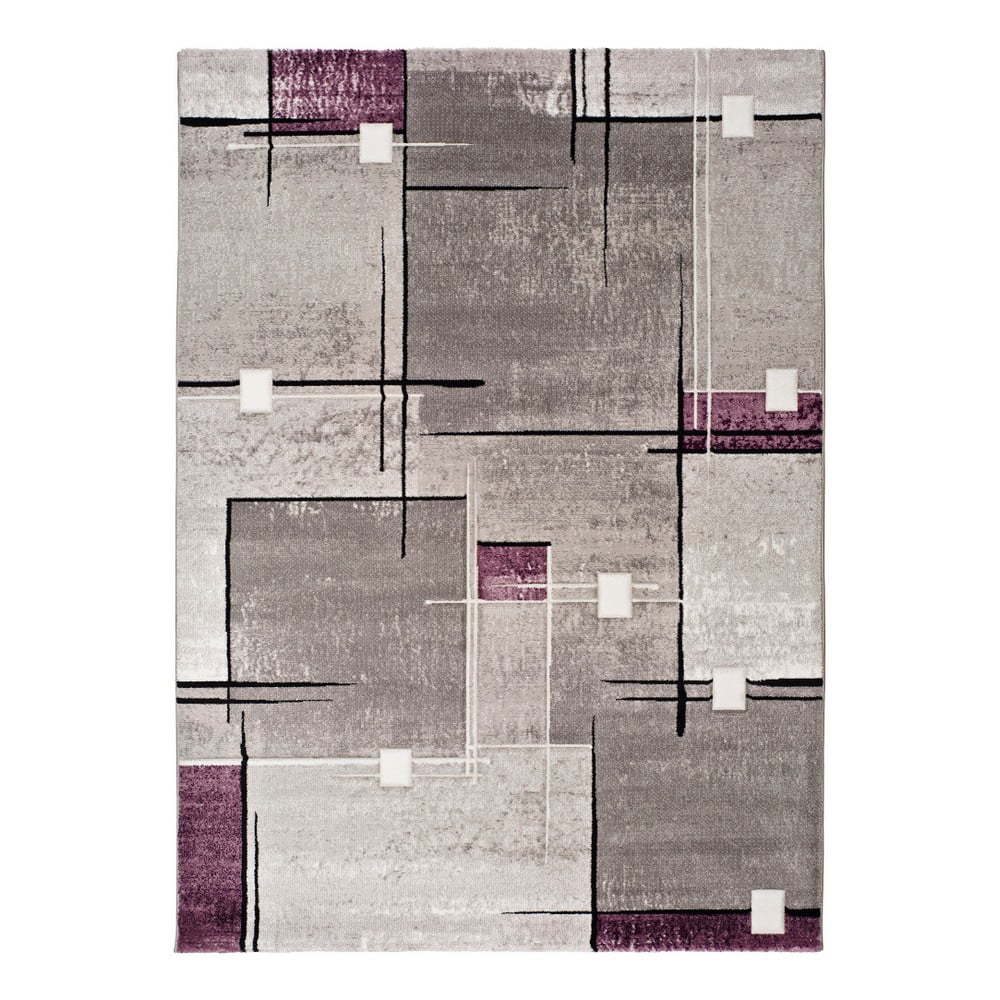 Szaro-fioletowy dywan Universal Detroit, 120x170 cm