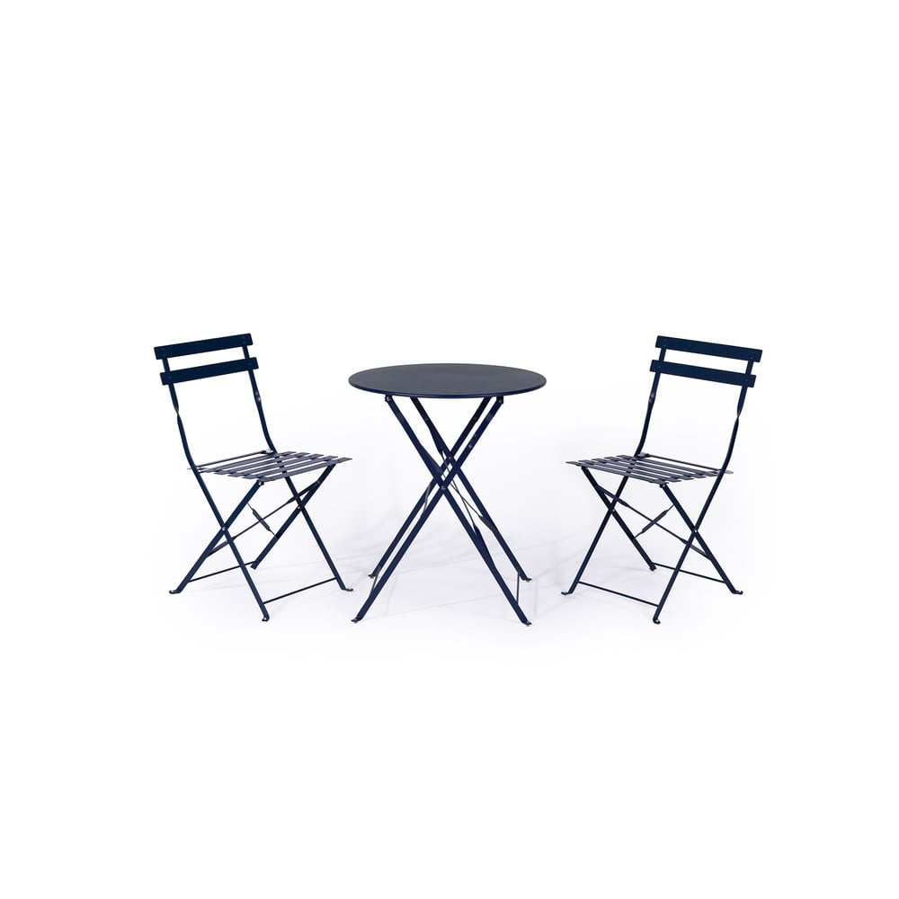 Ciemnoniebieski zestaw mebli ogrodowych Bonami Essentials Retro