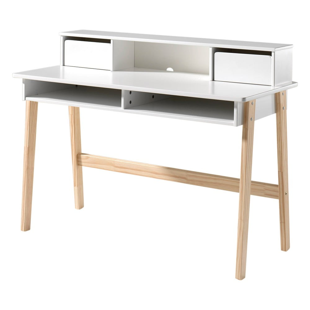 Białe biurko dla dzieci Vipack Kiddy