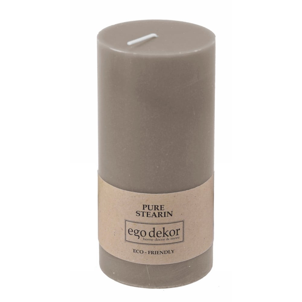 Beżowobrązowa świeczka Eco candles by Ego dekor Friendly, 50 h