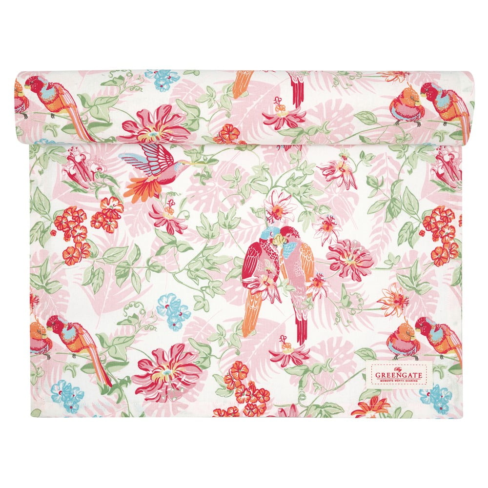 Bawełniany bieżnik Green Gate Fallulah, 45x140 cm