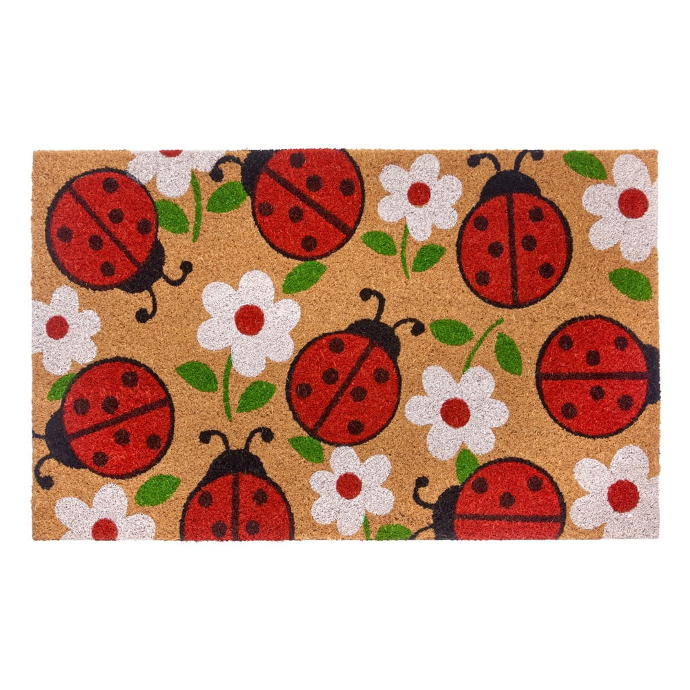 Wycieraczka z włókna kokosowego 75x45 cm Lady Beetle – Hanse Home